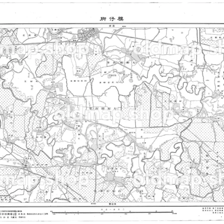 樸仔脚 明治39年(1906) - 台湾二万分一図