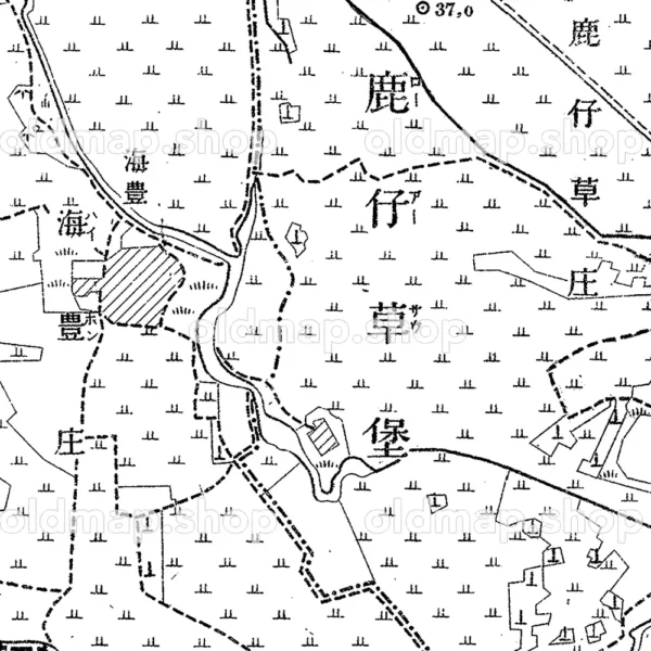 樸仔脚 明治39年(1906) - 台湾二万分一図 - 画像 (3)