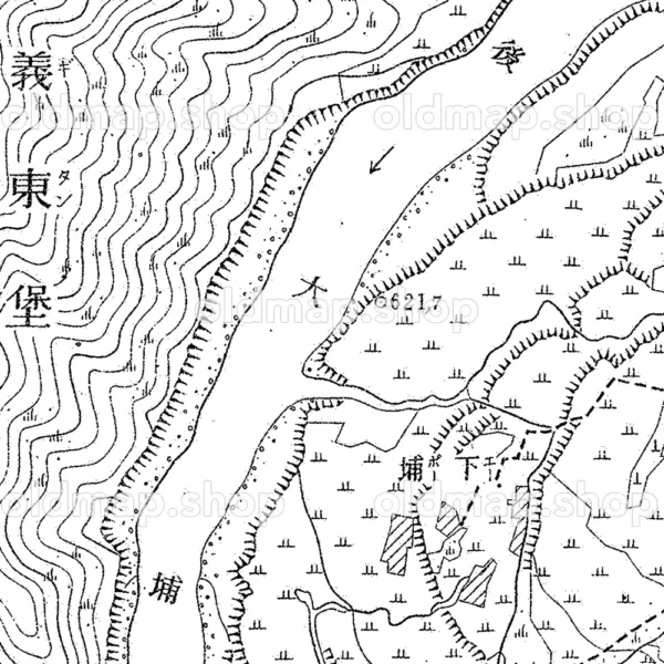 後大埔 明治39年(1906) - 台湾二万分一図 - 画像 (2)