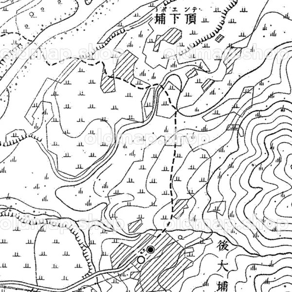 後大埔 明治39年(1906) - 台湾二万分一図 - 画像 (3)