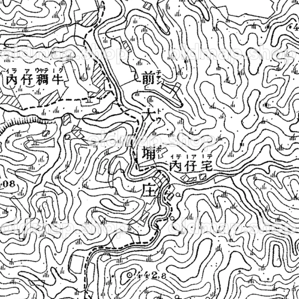 前大埔 明治39年(1906) - 台湾二万分一図 - 画像 (2)