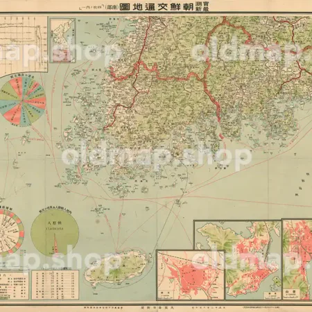 朝鮮半島（韓国・北朝鮮） – 古地図素材データのダウンロード販売-oldmap.shop