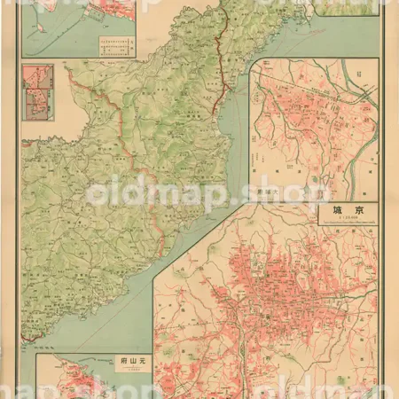 朝鮮半島（韓国・北朝鮮） – 古地図素材データのダウンロード販売-oldmap.shop