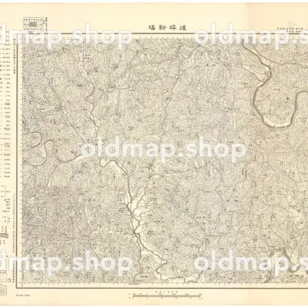 後坪新場 瑞興四号 大正2年(1913) - 朝鮮五万分一図