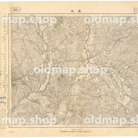 纛島 春川十五号 昭和元年(1926) - 朝鮮五万分一図