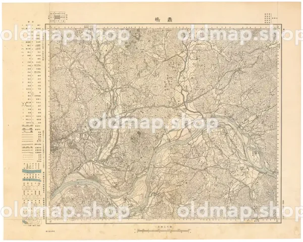 纛島 春川十五号 昭和元年(1926) - 朝鮮五万分一図