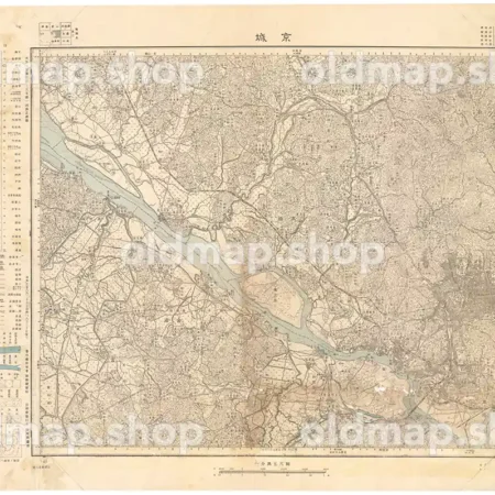 京城 京城三号 昭和7年(1932) - 朝鮮五万分一図