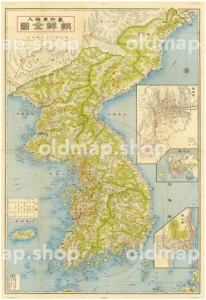 朝鮮全図 大正12年(1923)