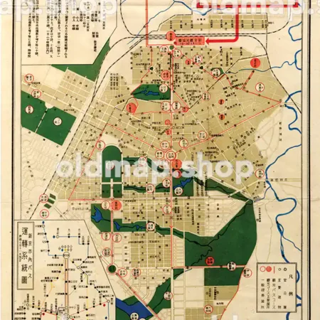 新京観光案内図 昭和15年・康徳7年(1940)