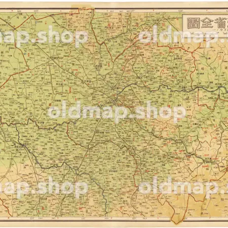 浜江省全図 11図 昭和18年(1943) - 満洲帝国分省地図