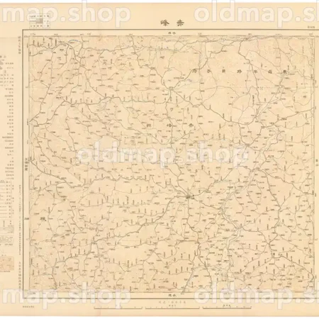 赤峰 昭和7年(1932) - 満洲五十万分一図