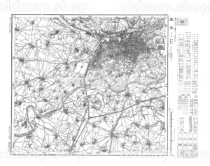 奉天 康徳6年(1939) - 満州五万分一図