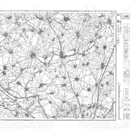 北陵 康徳6年(1939) - 満州五万分一図