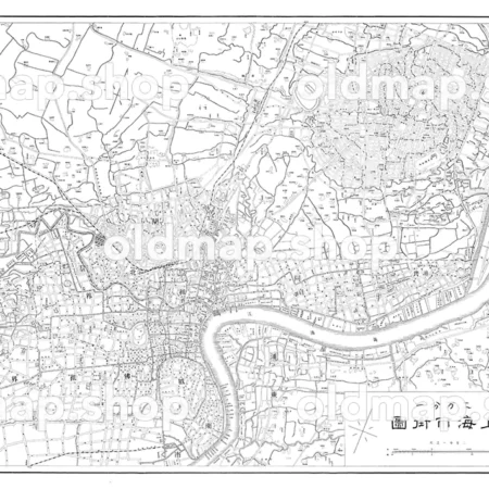 二万分一 上海市街図 昭和12年(1937)