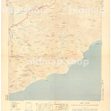 チモール島 二十一号 昭和17年(1942) - 十万分一図