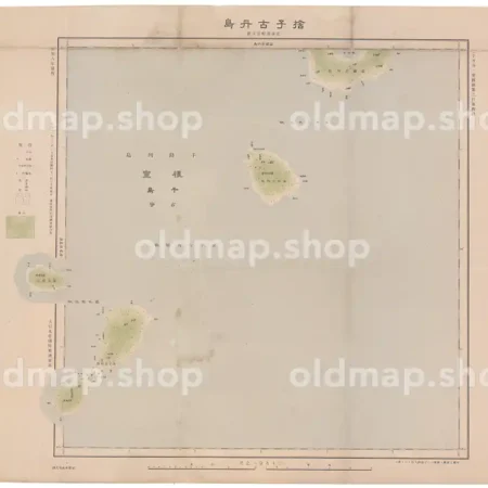 北千島 捨子古丹島 昭和11年(1936) - 二十万分一帝国図