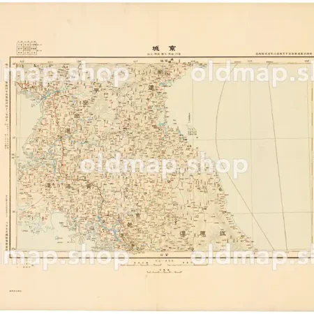 朝鮮半島（韓国・北朝鮮） – 古地図素材データのダウンロード販売-oldmap.shop