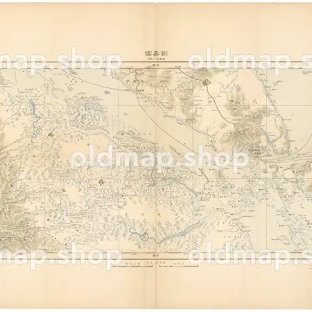 新嘉坡 (スィンガプラ/シンガポール) 明治43年(1910) - 百万分一東亜輿地図