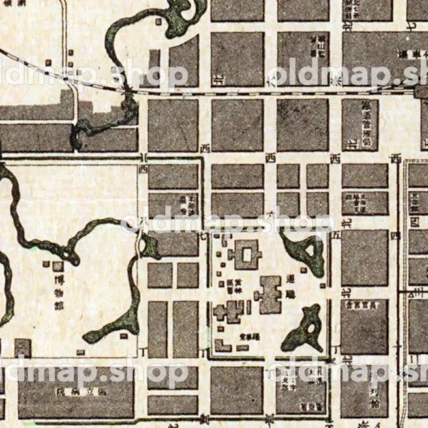 札幌市街之図 大正10年(1921) - 画像 (2)